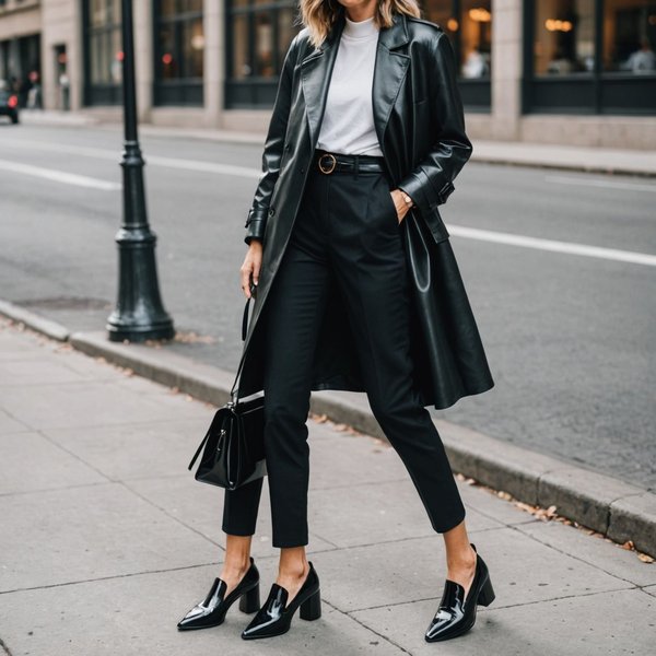 Comment intégrer des chaussures en vinyle dans une tenue sans paraître trop audacieuse?